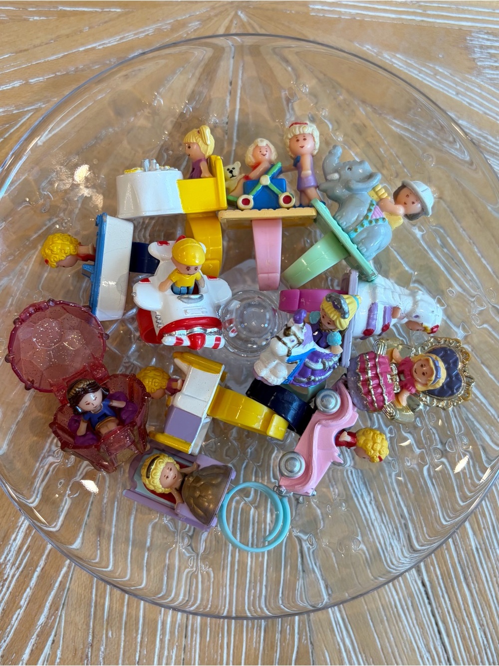 Lot of 12 Polly Pocket Rings Bluebird 1989-1993
